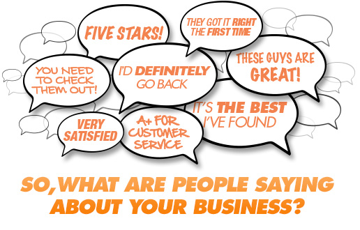 What do online reviews say about your business?